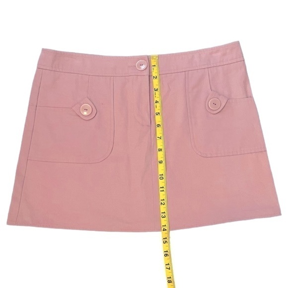 Nwts Ulla Johnson Mauve Pastel Pink Purple 100% Cotton Mini Skirt with Pockets - Picture 14 of 14